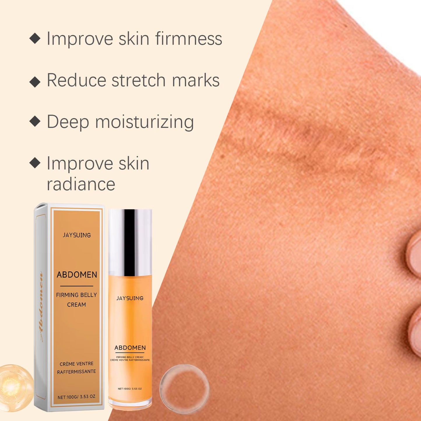 Stretch Marks Removal Cream Pregnant Women Repair Improve Sagging Moisturizing Nourish Soften Firming Belly Skin Smoothing Serum